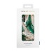 iDeal of Sweden Fashion AW18 Back Case priekš Samsung Galaxy S21 G991 - Golden Jade Marble - plastikāta aizmugures apvalks ar iebūvētu metālisku plāksni / bampers-vāciņš