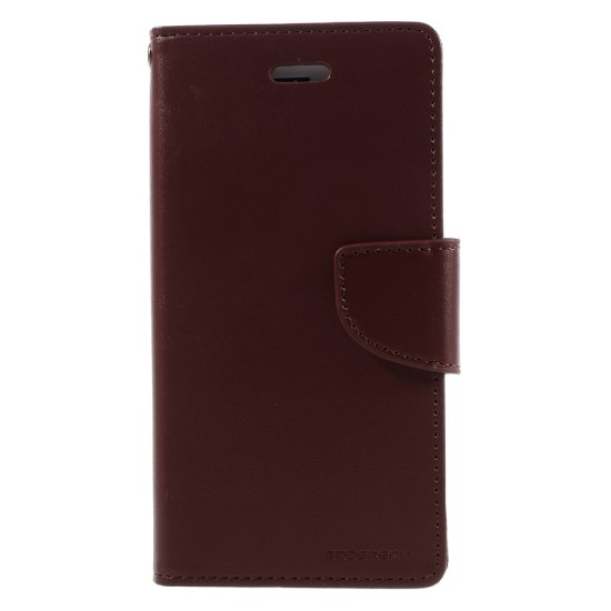 Mercury Bravo Flip Case priekš Samsung Galaxy S21 Plus G996 - Bordo - sāniski atverams maciņš ar stendu