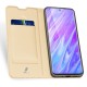 Dux Ducis Skin Pro series для Huawei P Smart (2021) - Золотистый - чехол-книжка с магнитом и стендом / подставкой