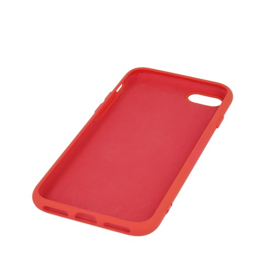 OEM Silicone Back Case (Microfiber Soft Touch) priekš Xiaomi Redmi Note 10 / Note 10S / Poco M5s - Sarkans - matēts silikona aizmugures apvalks