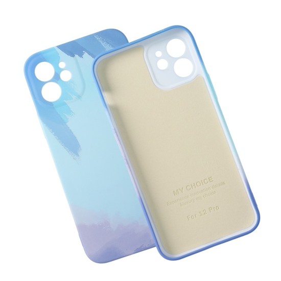 Forcell Pop Back Case priekš Apple iPhone 12 Pro - Gaiši Zils - silikona aizmugures apvalks / bampers-vāciņš