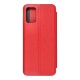 Smart View Window Wake / Sleep Book Case для Samsung Galaxy A22 5G A226 - Красный - чехол-книжка с окошком