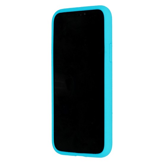 Vennus Silicone Lite Back Case priekš Apple iPhone 12 - Gaiši Zils - silikona aizmugures apvalks / bampers-vāciņš