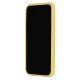 Vennus Silicone Lite Back Case priekš Apple iPhone 12 - Dzeltens - silikona aizmugures apvalks / bampers-vāciņš