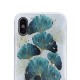 Gold Glam Back Case для Apple iPhone 12 / 12 Pro - Листья - силиконовая накладка / бампер-крышка
