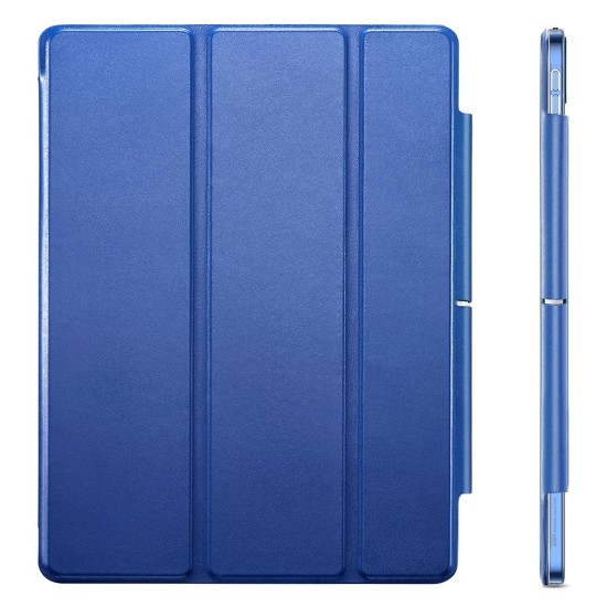 ESR Ascend Tri-fold Book Case with Clasp priekš Apple iPad Pro 11 (2020 / 2021 / 2022) - Zils - sāniski atverams maciņš ar stendu