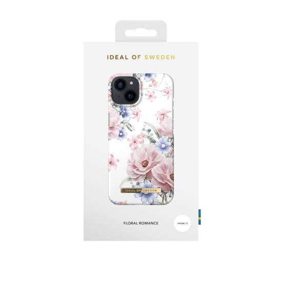 iDeal of Sweden Fashion CS17 Back Case priekš Apple iPhone 13 - Floral Romance - plastikāta aizmugures apvalks ar iebūvētu metālisku plāksni / bampers-vāciņš