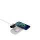 Devia Smart 3in1 Wireless Charger 15W for Phone / Watch / Earphones - Balts - Universāls induktīvs bezvadu USB lādētājs paliktnis
