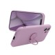 RoarKorea Amber Ring Back Case priekš Apple iPhone 13 mini - Violets - silikona aizmugures apvalks ar gredzenu / bampers-vāciņš