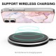 IMD Electroplating Marble Pattern TPU Phone Shell priekš Apple iPhone 12 / 12 Pro - Rozā Zelts - silikona aizmugures apvalks / bampers-vāciņš