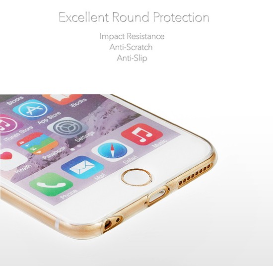 RoarKorea TPU series priekš Apple iPhone 6 / 6S Plus - Pelēks - super plāns 0.3mm silikona apvalks (bampers, vāciņš, ultra slim TPU silicone case cover, bumper)