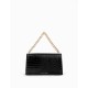 iDeal of Sweden AW21 Lia Baguette Medium Hand Bag - Neo Noir Croco - sieviešu rokassoma / pleca soma