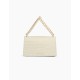 iDeal of Sweden SS22 Lia Baguette Medium Hand Bag - Cream Beige Croco - Recycled - sieviešu rokassoma / pleca soma