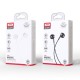 XO EP52 Wired Stereo Earphones with Remote and Mic jack 3.5mm - Baltas - Universālas stereo austiņas ar mikrofonu un pulti
