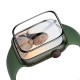 Hoco Hot Bending Large Arc Tempered Glass protector priekš Apple Watch Series 4 / 5 / 6 (44mm) - Melns - Ekrāna Aizsargstikls / Bruņota Stikla Aizsargplēve (Full screen size curved)