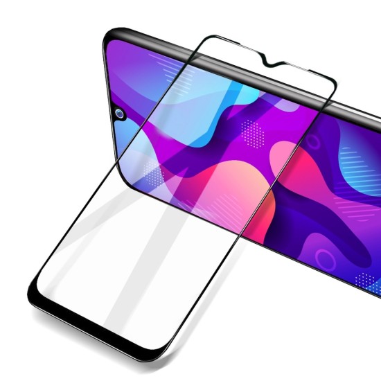 5D Full Glue Ceramic Film screen protector priekš Samsung Galaxy A03 A035G - Melns - Ekrāna Aizsargplēve