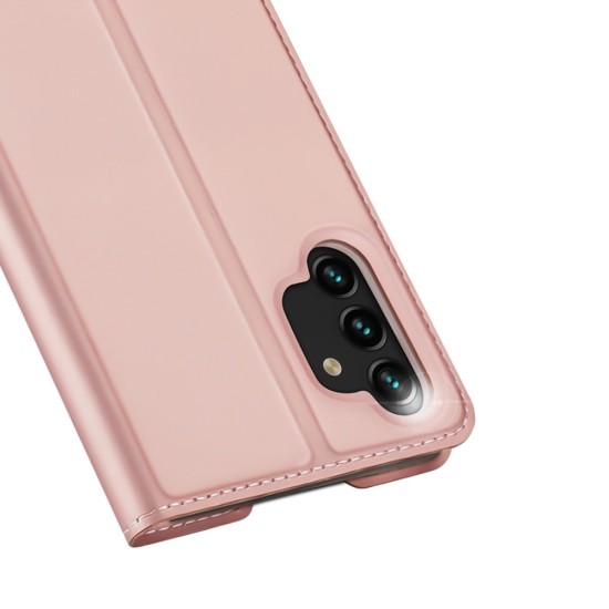 Dux Ducis Skin Pro series для Samsung Galaxy A13 4G A135 - Розовое Золото - чехол-книжка с магнитом и стендом / подставкой