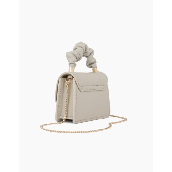 iDeal of Sweden SS21 Top Handle Mini AirPods Bag - Ruffle Cream - женская сумочка для AirPods