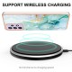 IMD Electroplating Marble Pattern TPU Phone Shell priekš Samsung Galaxy A13 4G A135 - Zaļš - silikona aizmugures apvalks / bampers-vāciņš