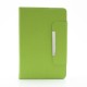Universal Magnetic Leather Stand Case Cover for 7-inch Tablet PC - Green - universāls sāniski atverams maks planšetdatoriem ar stendu (ādas grāmatiņa, leather book wallet case cover stand)