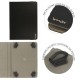 Wonder Leather Universal Book Case priekš 11 inch Tablet PC - Melns - Universāls sāniski atverams maks planšetdatoriem ar stendu