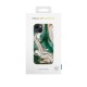iDeal of Sweden Fashion AW18 Back Case priekš Apple iPhone 14 Plus - Golden Jade Marble - plastikāta aizmugures apvalks ar iebūvētu metālisku plāksni / bampers-vāciņš