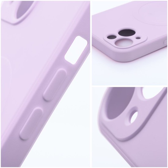 Silicone MagSafe Back Case priekš Apple iPhone 12 Pro - Rozā - silikona aizmugures apvalks / bampers-vāciņš