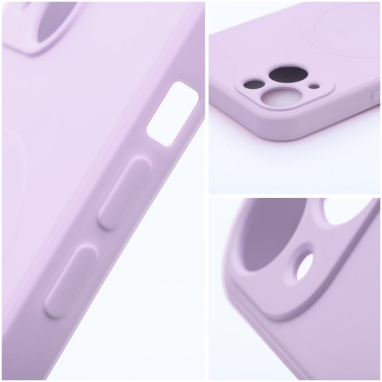 Silicone MagSafe Back Case priekš Apple iPhone 14 - Rozā - silikona aizmugures apvalks / bampers-vāciņš