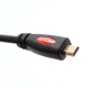 Micro HDMI to HDMI 1.5M High Speed Cable - Melns - video adapteris vads / kabelis