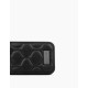 iDeal of Sweden Atelier AG22 Back Case priekš Apple iPhone 12 / 12 Pro - Puffy Black - mākslīgās ādas aizmugures apvalks ar turētāju / bampers-vāciņš