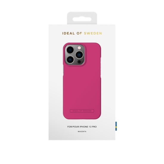 iDeal of Sweden Seamless AG22 Back Case priekš Apple iPhone 13 Pro - Magenta - ciets silikona aizmugures apvalks ar iebūvētu metālisku plāksni / bampers-vāciņš