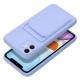 Forcell Card Back Case priekš Apple iPhone 11 - Violets - silikona aizmugures apvalks ar kabatiņu / bampers-vāciņš