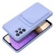Forcell Card Back Case priekš Samsung Galaxy A32 5G A326 - Violets - silikona aizmugures apvalks ar kabatiņu / bampers-vāciņš
