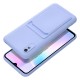 Forcell Card Back Case priekš Xiaomi Redmi Note 11 / Note 11S - Violets - silikona aizmugures apvalks ar kabatiņu / bampers-vāciņš