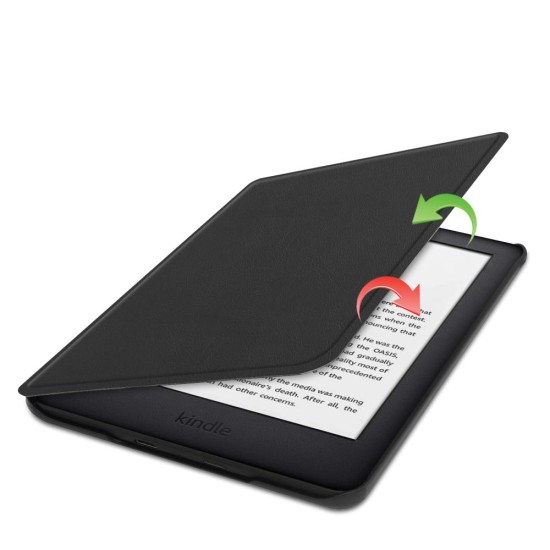 Tech-Protect Smart Case для Amazon Kindle 11 (2022) - Чёрный - чехол-книжка со стендом / подставкой