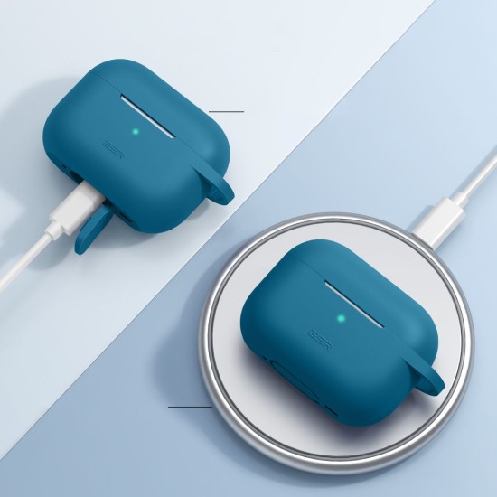 ESR Bounce Case priekš Apple Airpods Pro 2 - Zils - silikona apvalks bezvadu austiņu lādēšanas ierīcei