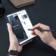 Nillkin CamShield Qin Pro Case priekš Samsung Galaxy Fold4 5G - Melns - mākslīgās ādas aizmugures apvalks ar kameras aizsargmehānismu
