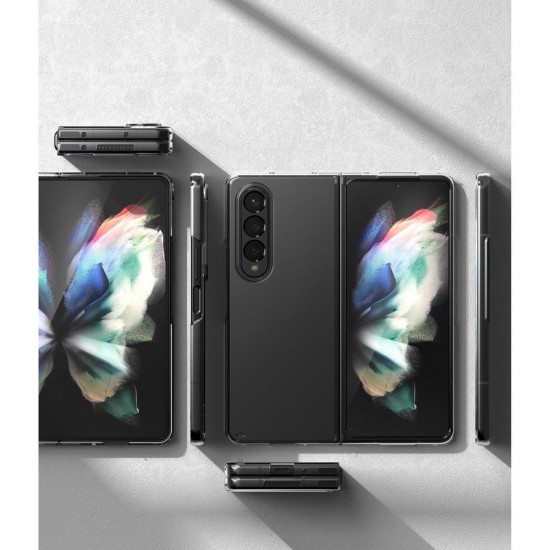 Ringke Slim Case (Upper Cover / Lower Cover) priekš Samsung Galaxy Fold4 5G - Caurspīdīgs - plastikas aizmugures apvalks / vāciņš