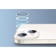 ESR Camera Lens Tempered Glass protector priekš Apple iPhone 14 / 14 Plus / 15 / 15 Plus - Melns - Aizmugurējās kameras aizsargstikls