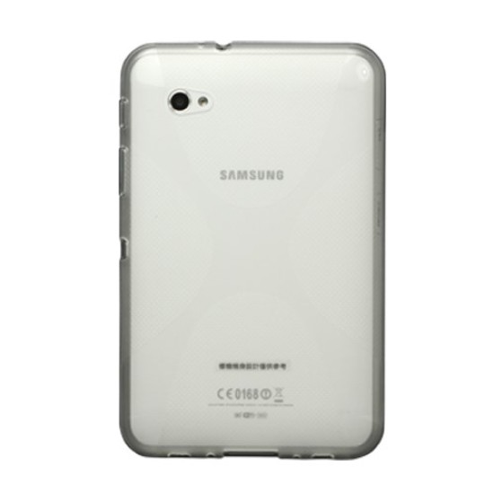 X Shape TPU Gel Case for Samsung Galaxy Tab 2 7.0 P3100 / P3110 - Transparent