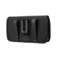 Oxford Horizontal Belt Holster - Model 4 - Iphone 13 Pro Max / Samsung S21 Ultra / Xiaomi 12 Ultra Universāla ādas jostas somiņa - Universāls maks / maciņš ietvars (Universal case on belt)