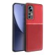 Forcell Noble Back Case для Xiaomi 12 Lite - Красный - накладка из искусственный кожи с встроенной металической пластиной / бампер-крышка