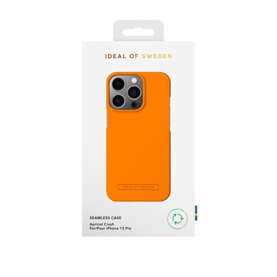 iDeal of Sweden Seamless AS23 Back Case priekš Apple iPhone 14 Pro Max - Apricot Crush - ciets silikona aizmugures apvalks ar iebūvētu metālisku plāksni / bampers-vāciņš