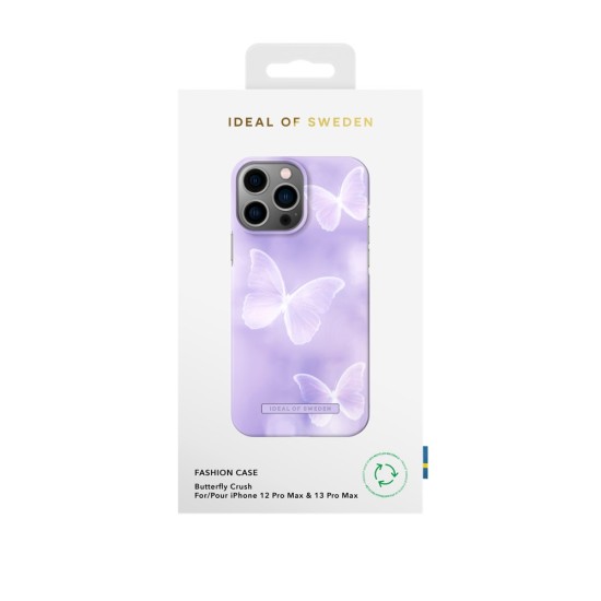 iDeal of Sweden Fashion SS23 Back Case priekš Apple iPhone 13 Pro Max - Butterfly Crush - plastikāta aizmugures apvalks ar iebūvētu metālisku plāksni / bampers-vāciņš