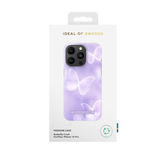 iDeal of Sweden Fashion SS23 Back Case priekš Apple iPhone 14 Pro Max - Butterfly Crush - plastikāta aizmugures apvalks ar iebūvētu metālisku plāksni / bampers-vāciņš