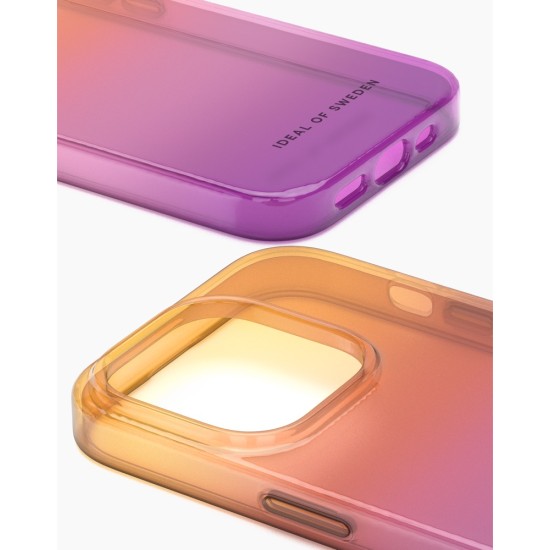 iDeal of Sweden Clear SS23 Back Case priekš Apple iPhone 14 - Vibrant Ombre - silikona aizmugures apvalks / bampers-vāciņš