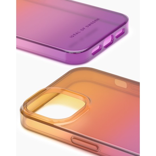 iDeal of Sweden Clear SS23 Back Case priekš Apple iPhone 13 Pro Max - Vibrant Ombre - silikona aizmugures apvalks / bampers-vāciņš