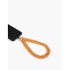 iDeal of Sweden SS23 Phone Wristlet Strap - Orange Sorbet - металический ручной ремешок