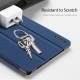 Dux Ducis Domo series priekš Samsung Galaxy Tab A8 10.5 X200 / X205 - Tumši Zils - sāniski atverams maciņš ar magnētu un stendu