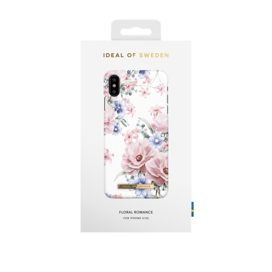 iDeal of Sweden Fashion CS17 Back Case priekš Apple iPhone X / XS - Floral Romance - plastikāta aizmugures apvalks ar iebūvētu metālisku plāksni / bampers-vāciņš